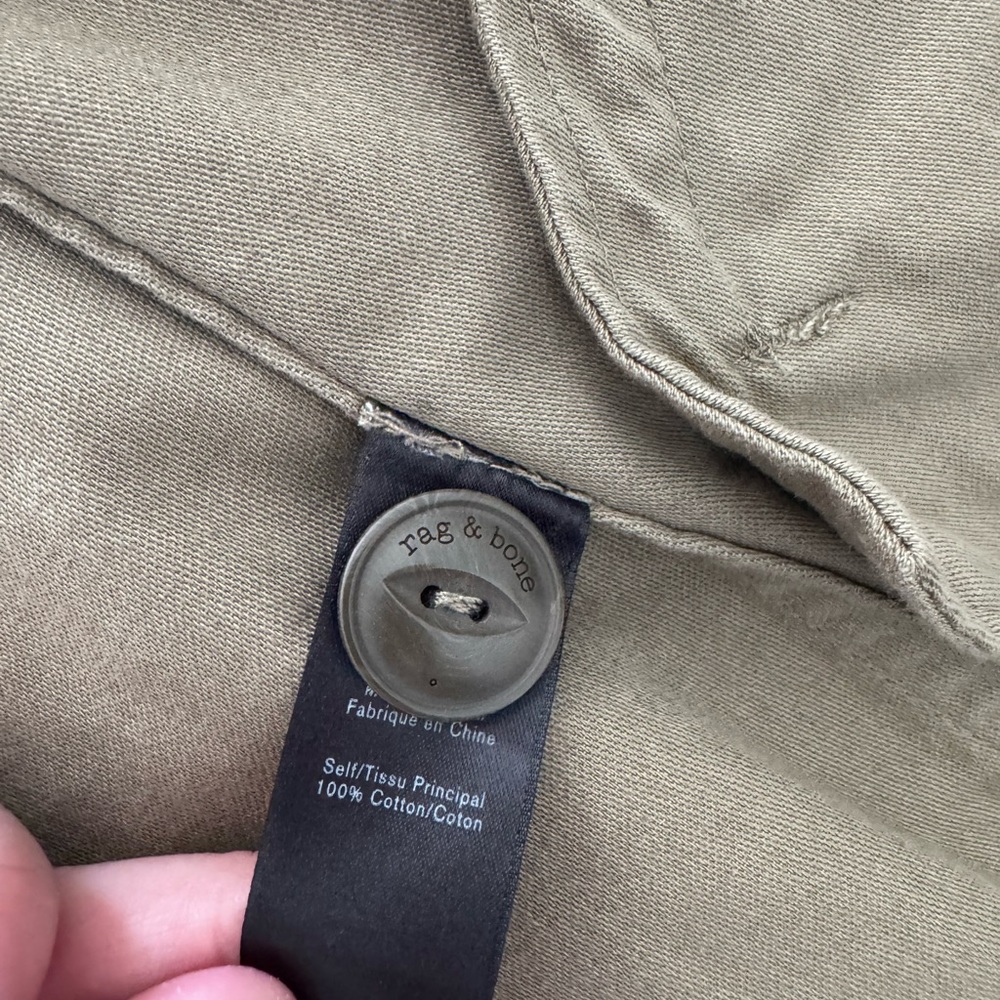 Rag & Bone Olive Green Casual Jacket - Picture 5 of 6